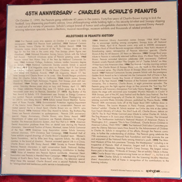 Peanuts 45th Anniversary Puzzle - Picture 2 of 5